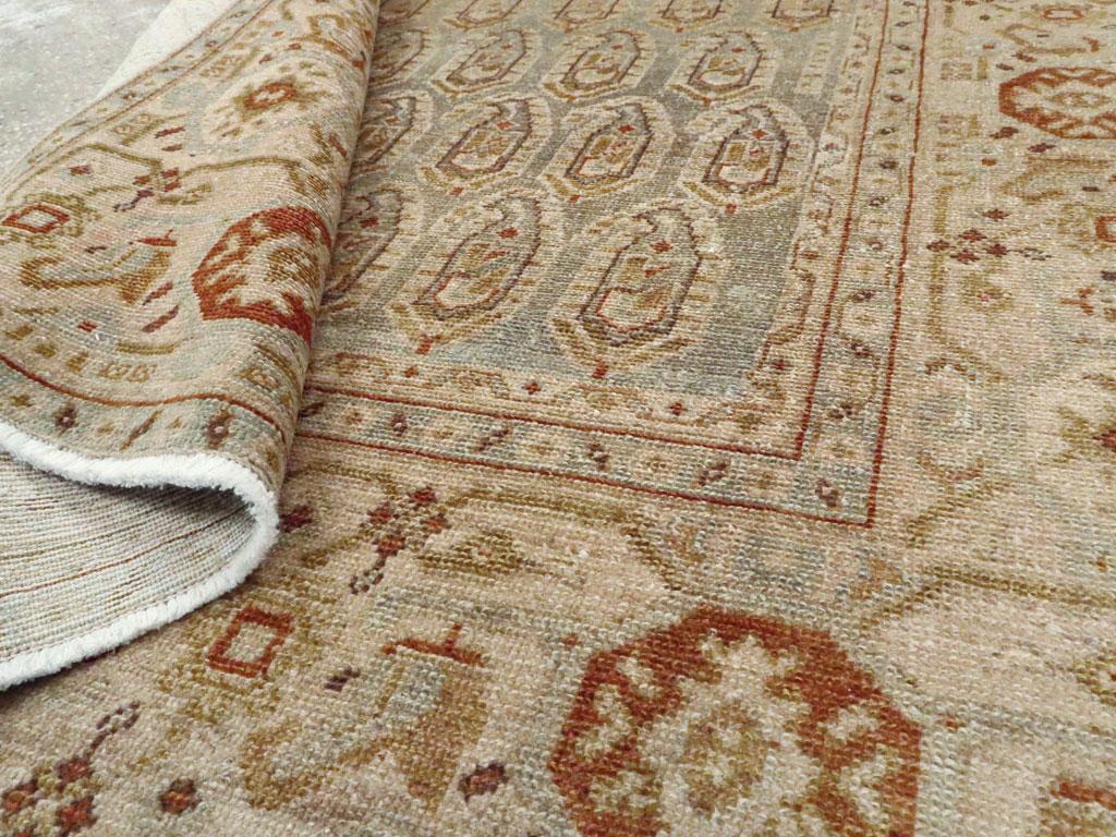 Mitte des 20. Jahrhunderts Persisch Malayer Akzentteppich im Angebot 1