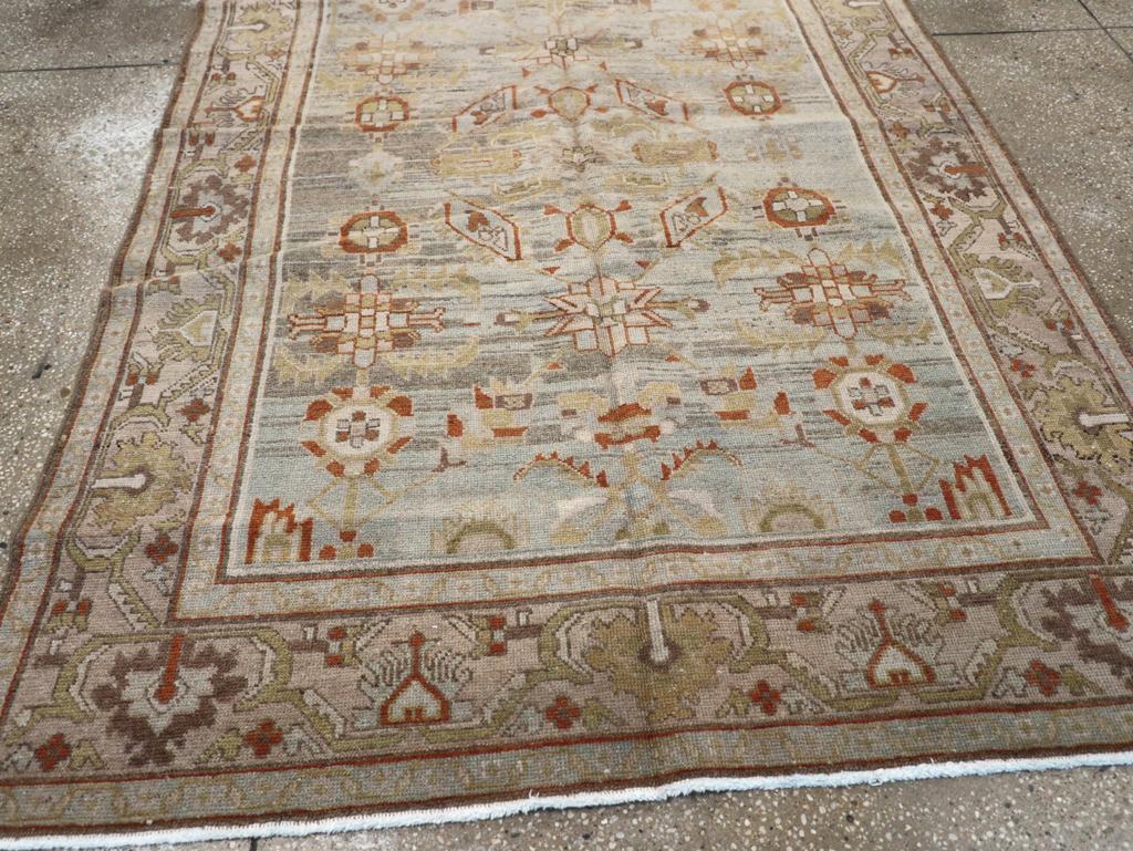 Alfombra de acento persa Malayer de mediados del siglo XX Lana en venta