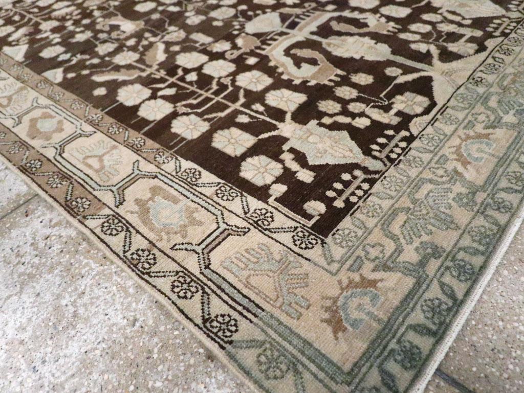 Lana Tappeto d'accento persiano Malayer della metà del XX secolo in vendita