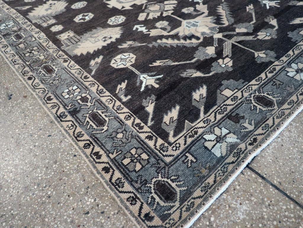 Alfombra de acento persa Malayer de mediados del siglo XX Lana en venta