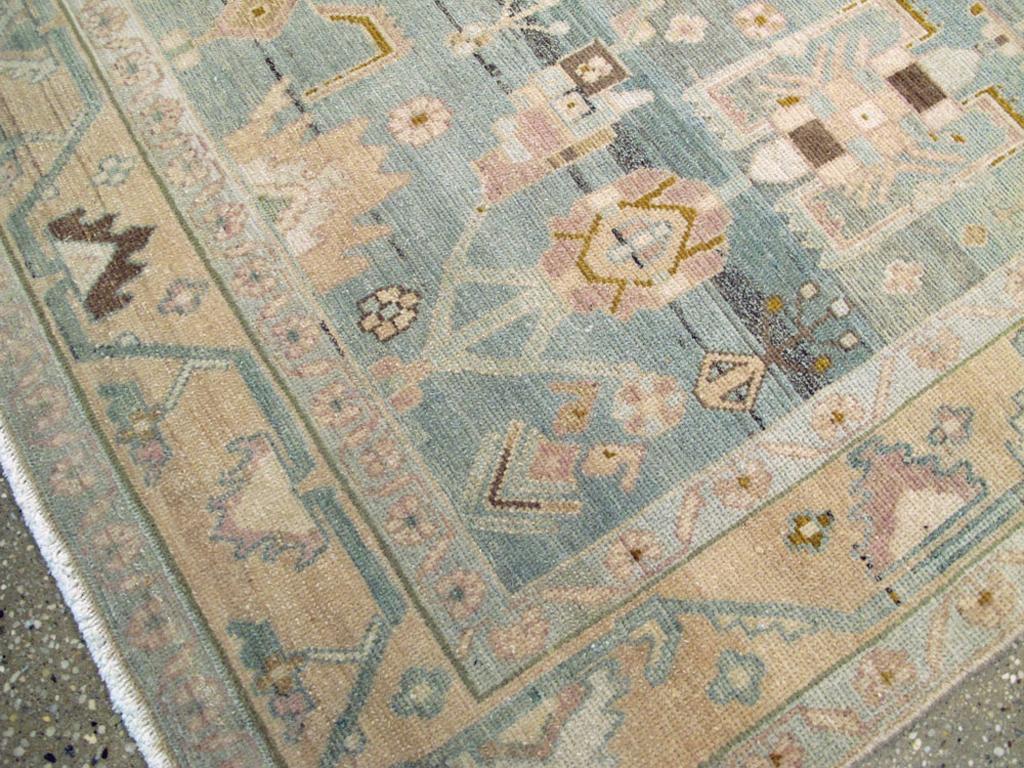 Alfombra de acento persa Malayer de mediados del siglo XX Lana en venta