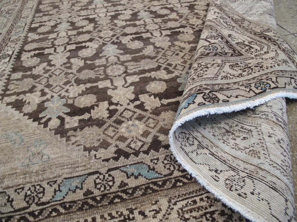20ième siècle Tapis persan Malayer d'accentuation du milieu du 20e siècle en vente