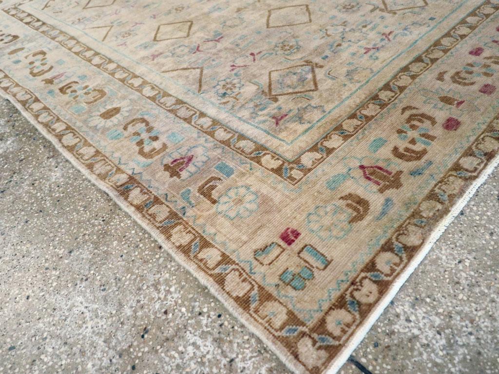 Alfombra de acento persa Malayer de mediados del siglo XX Lana en venta