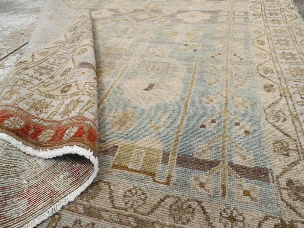 Mitte des 20. Jahrhunderts Persisch Malayer Akzentteppich im Angebot 1