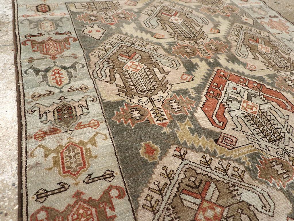 Persiano Tappeto d'accento persiano Malayer della metà del XX secolo in vendita