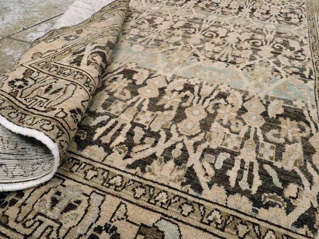 Lana Tappeto d'accento persiano Malayer della metà del XX secolo in vendita