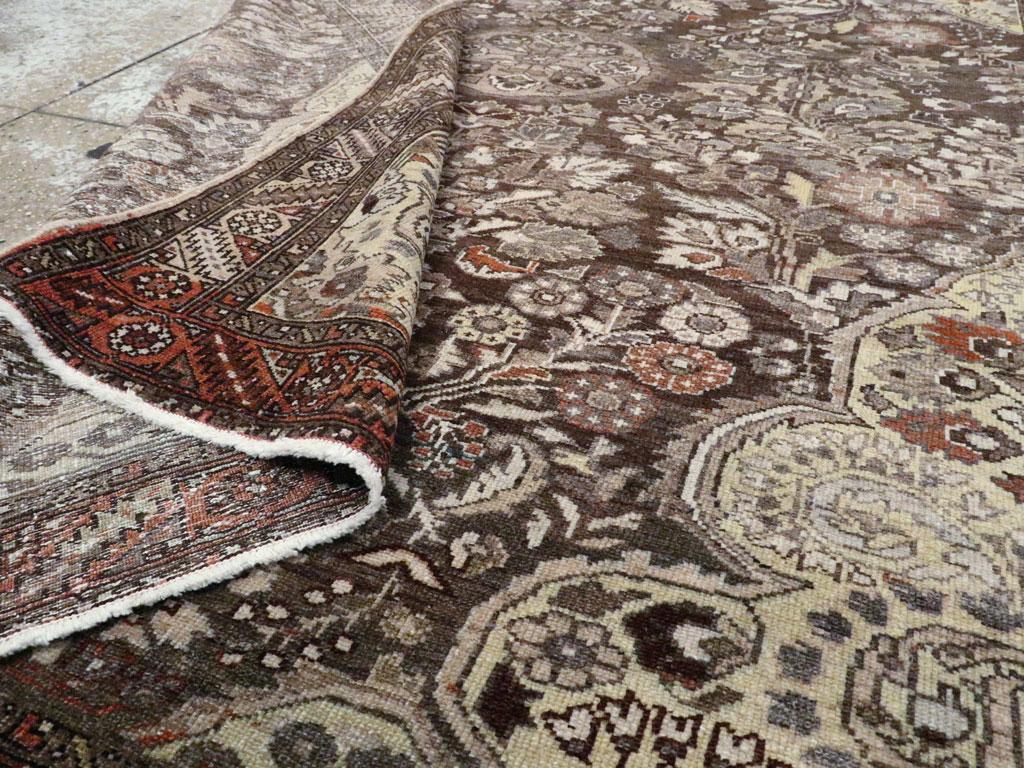 20ième siècle Tapis persan Malayer d'accentuation du milieu du 20e siècle en vente