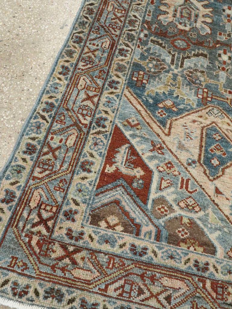 Mitte des 20. Jahrhunderts Persisch Malayer Akzentteppich im Angebot 1