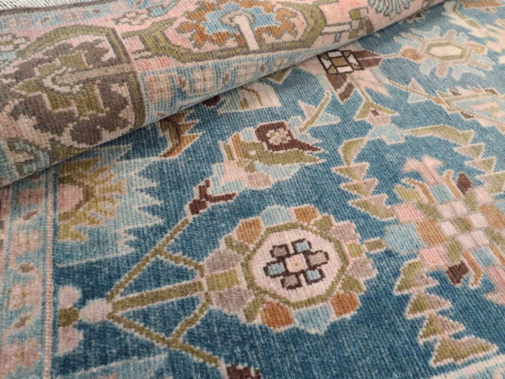 Mitte des 20. Jahrhunderts Persisch Malayer Akzentteppich im Angebot 1