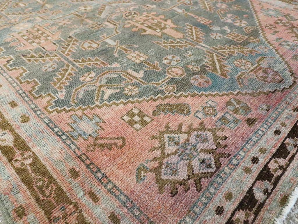 Lana Tappeto d'accento persiano Malayer della metà del XX secolo in vendita