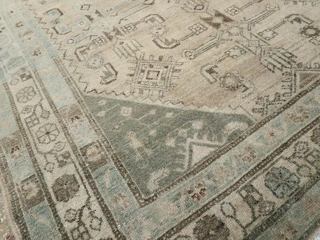 Mid-20th Century Persian Malayer Accent Rug For Sale 1