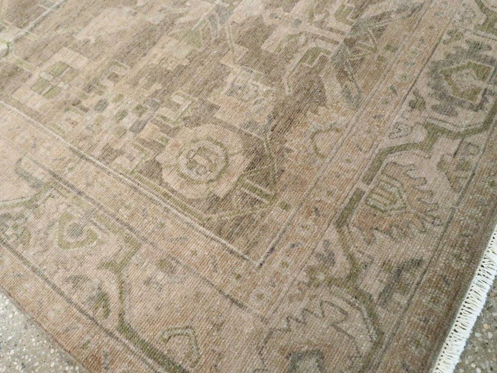Mid-20th Century Persian Malayer Accent Rug For Sale 1