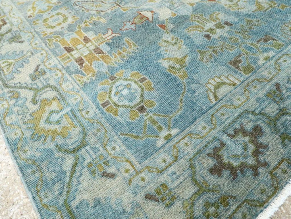 Mid-20th Century Persian Malayer Accent Rug For Sale 1
