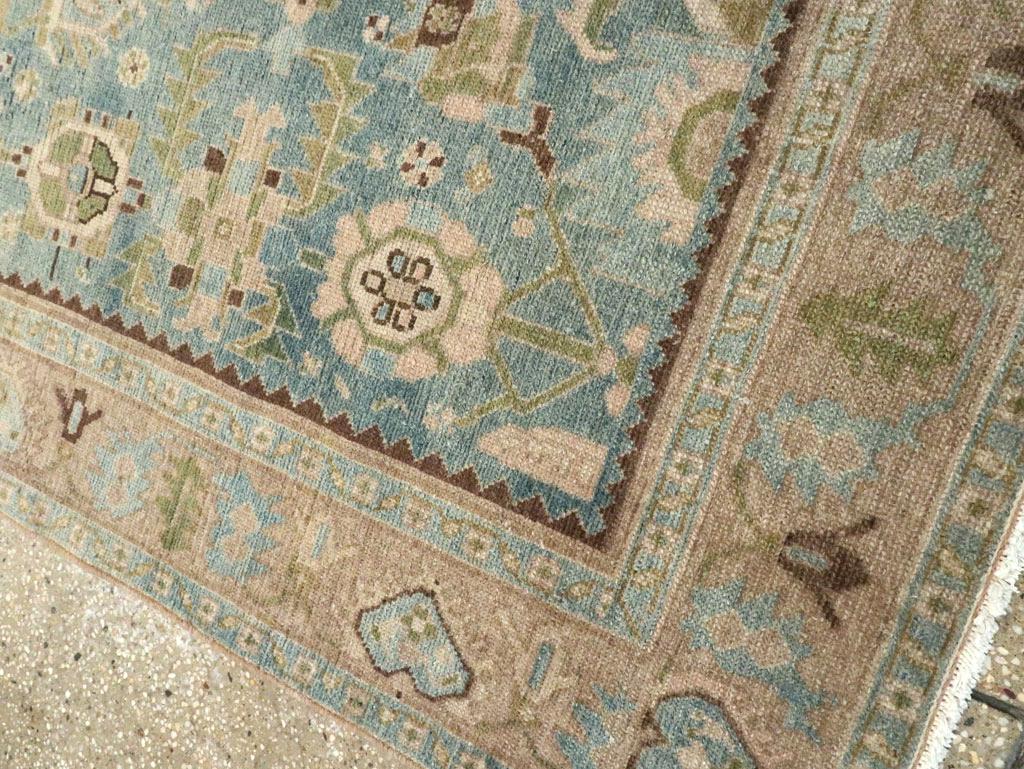 Mid-20th Century Persian Malayer Accent Rug For Sale 1