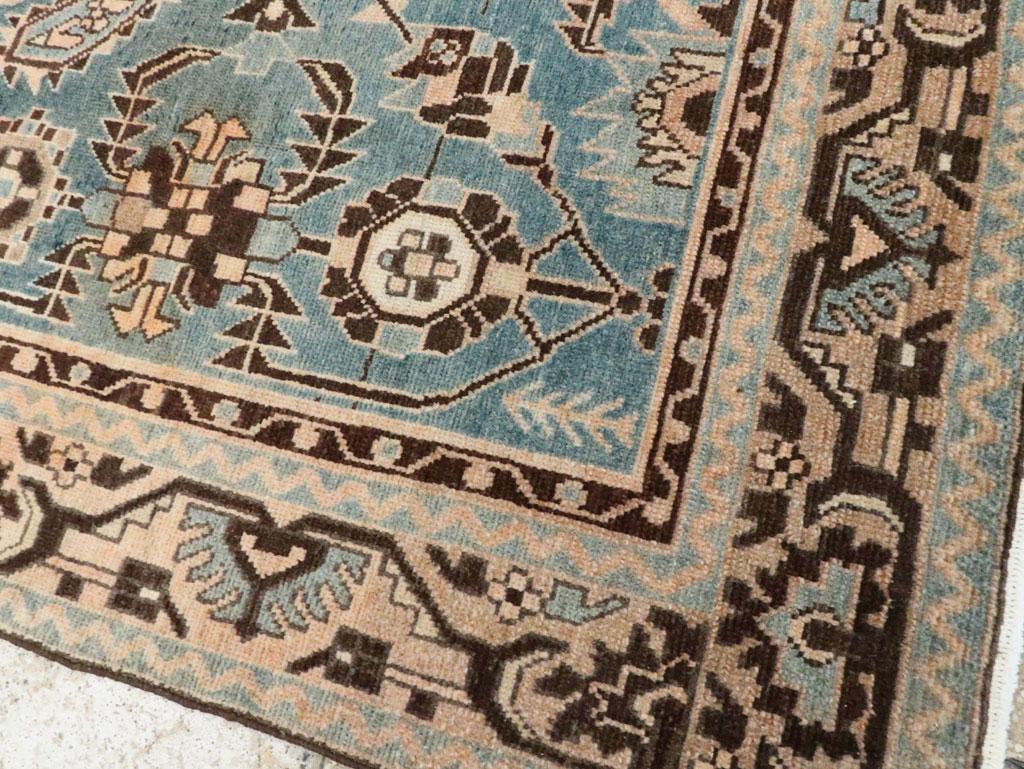 Mid-20th Century Persian Malayer Accent Rug For Sale 1