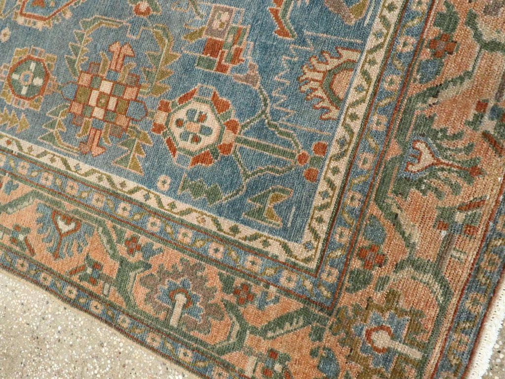 Mid-20th Century Persian Malayer Accent Rug (20. Jahrhundert) im Angebot