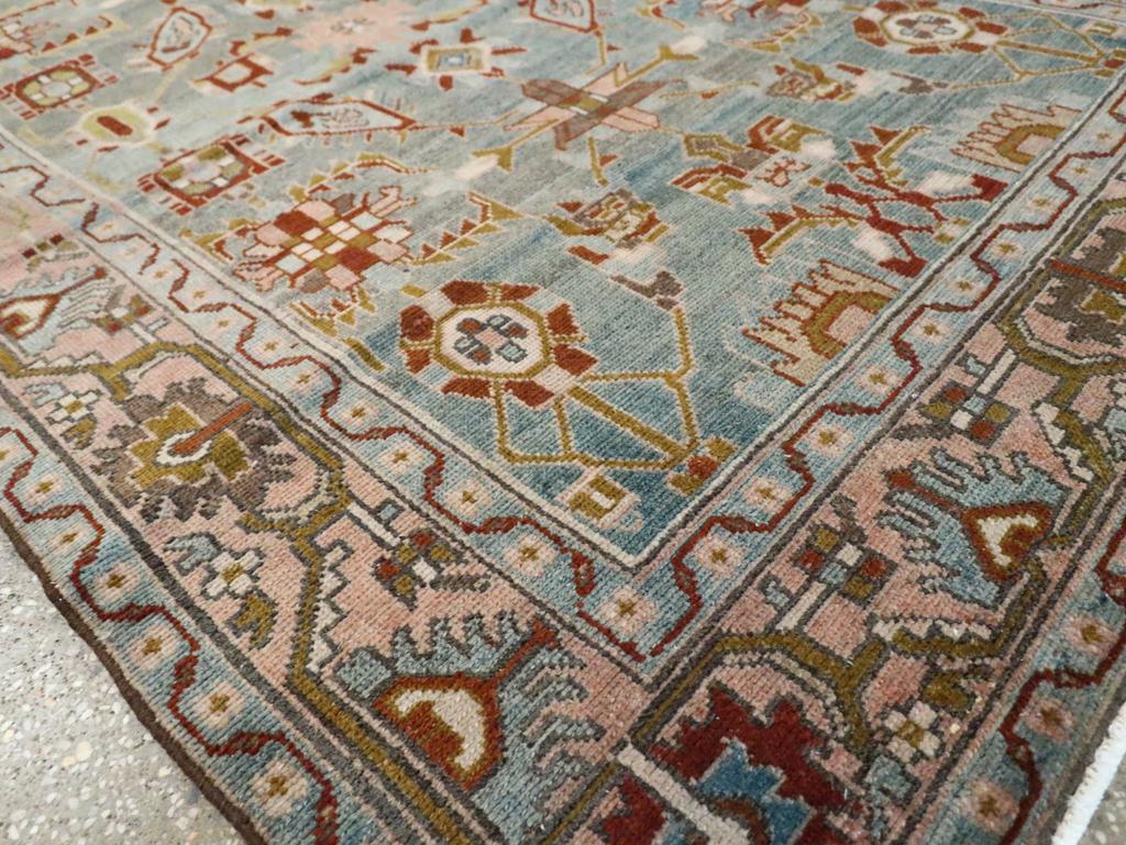 Mid-20th Century Persian Malayer Accent Rug (20. Jahrhundert) im Angebot