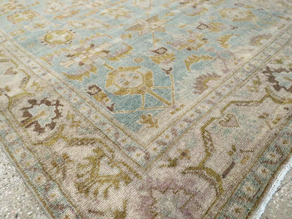 Mid-20th Century Persian Malayer Accent Rug For Sale 1