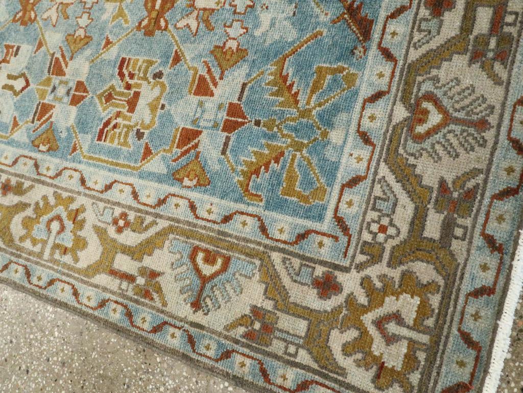 Mid-20th Century Persian Malayer Accent Rug For Sale 1