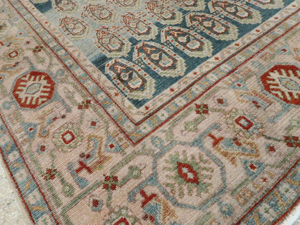 Mid-20th Century Persian Malayer Accent Rug For Sale 1