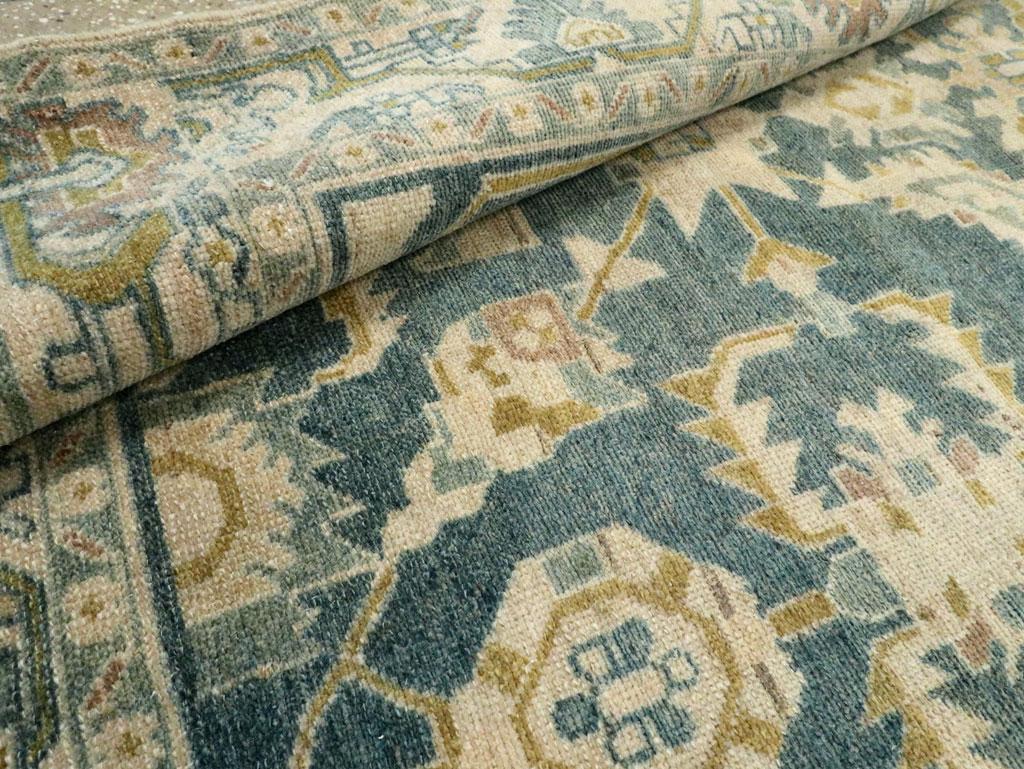 Mid-20th Century Persian Malayer Accent Rug For Sale 1