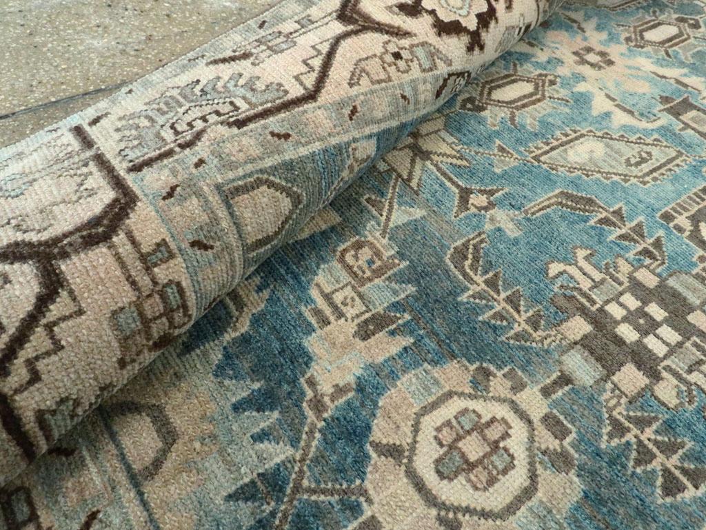 Mid-20th Century Persian Malayer Accent Rug For Sale 1