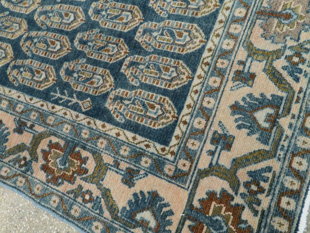 Mid-20th Century Persian Malayer Accent Rug For Sale 1