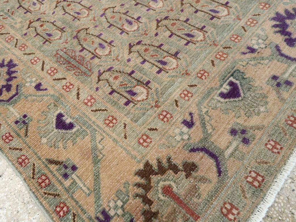 20ième siècle Mid-20th Century Persian Malayer Accent Rug en vente