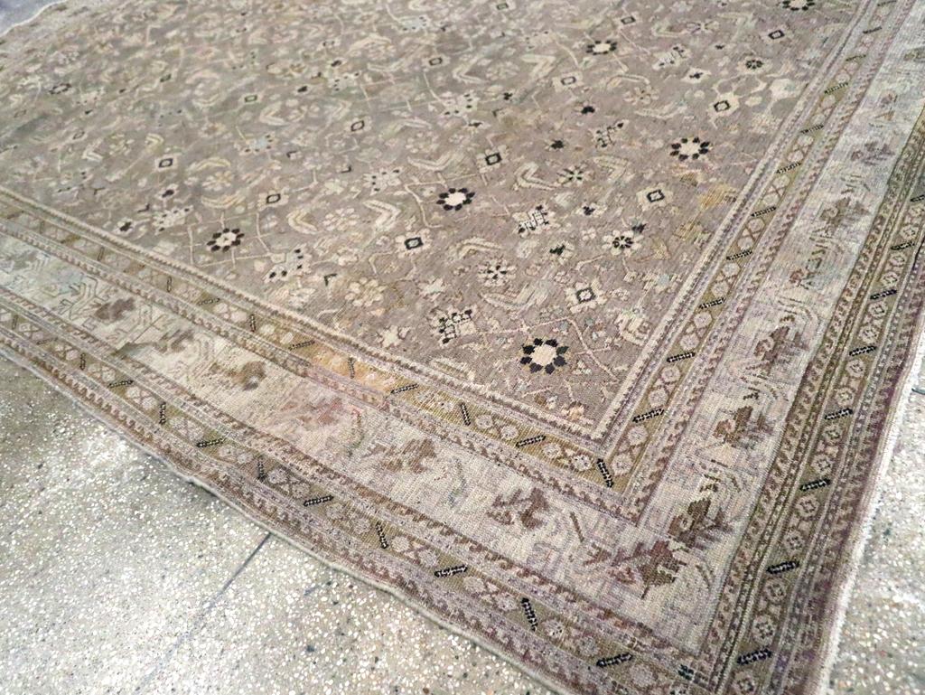 Lana Tappeto d'accento persiano Malayer della metà del XX secolo in vendita