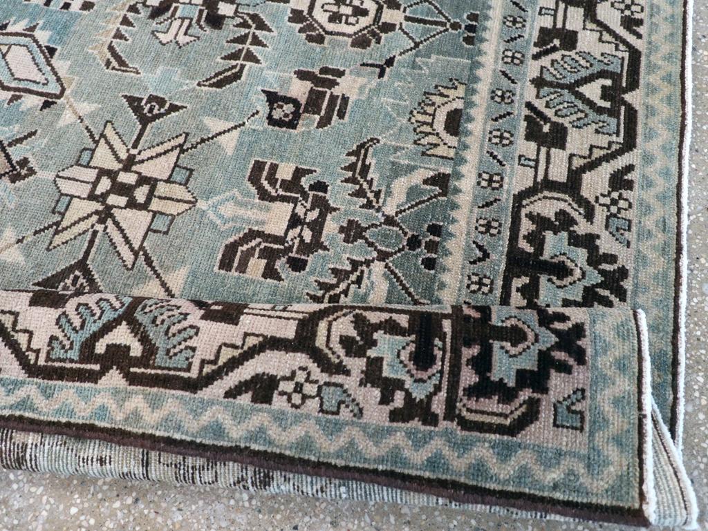 Mitte des 20. Jahrhunderts Persisch Malayer Akzentteppich im Angebot 2
