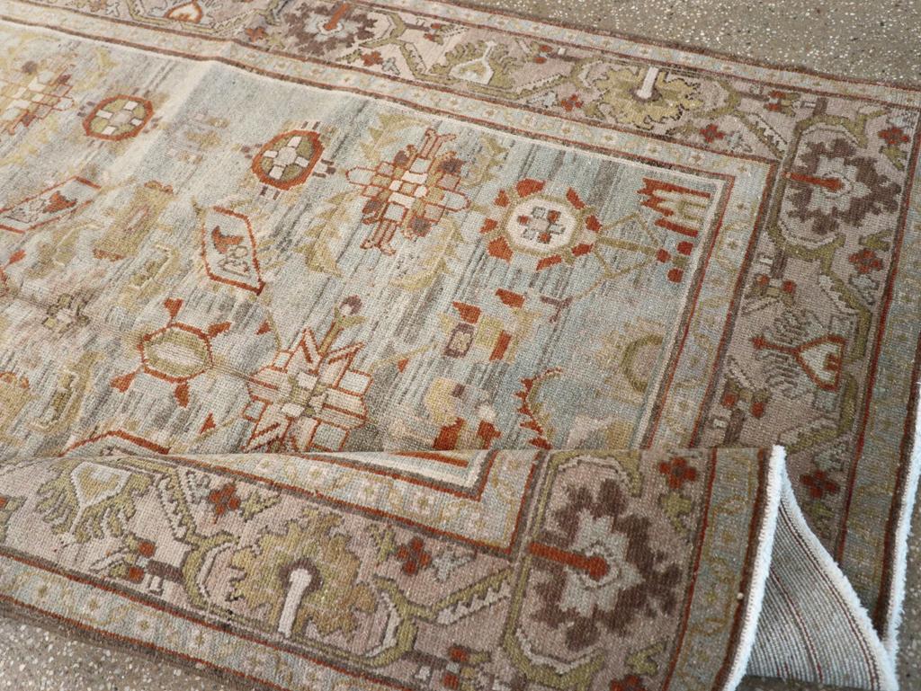 Alfombra de acento persa Malayer de mediados del siglo XX en venta 1