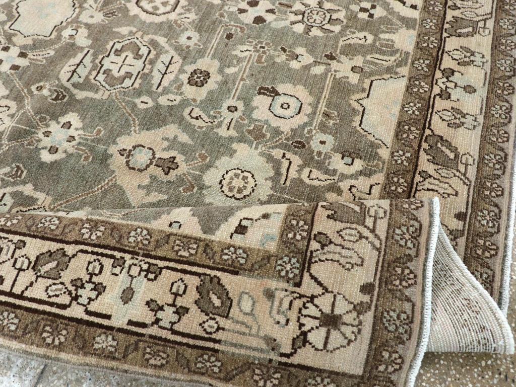 Mitte des 20. Jahrhunderts Persisch Malayer Akzentteppich im Angebot 2