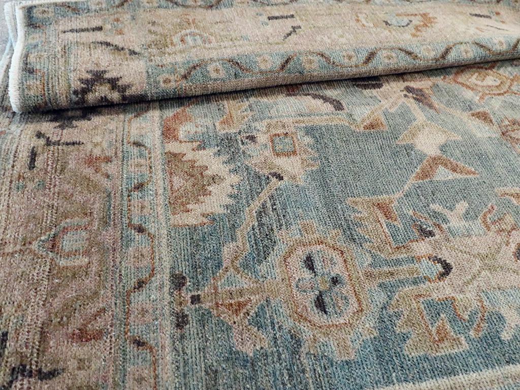 Mitte des 20. Jahrhunderts Persisch Malayer Akzentteppich im Angebot 2