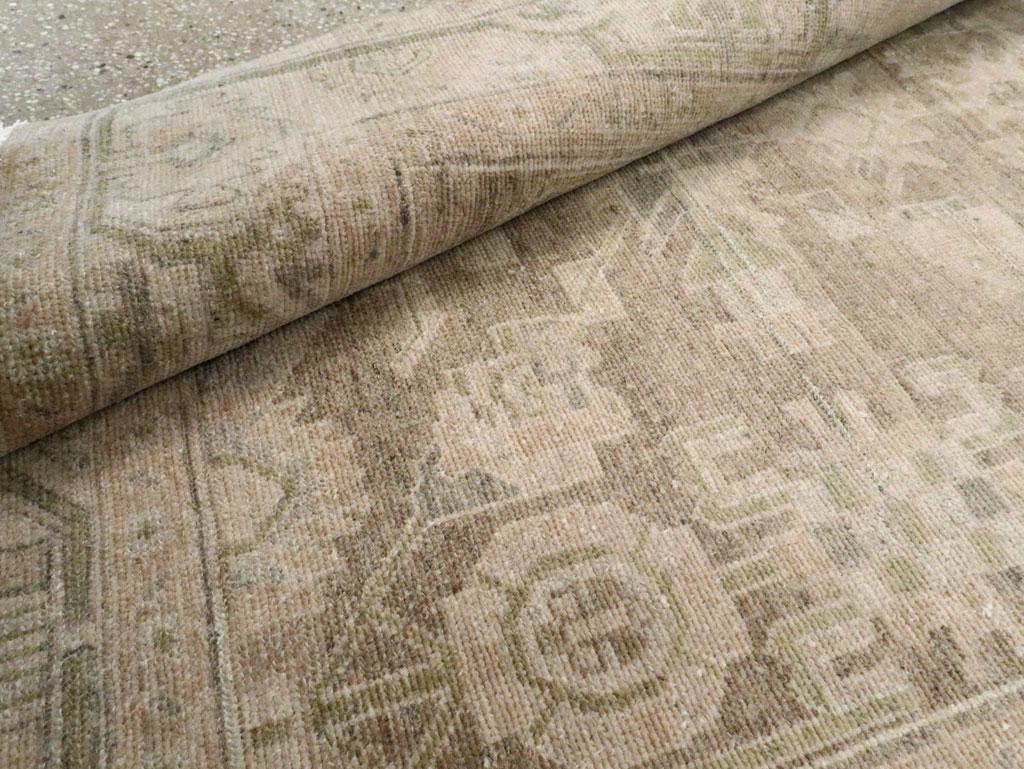 Mid-20th Century Persian Malayer Accent Rug For Sale 2