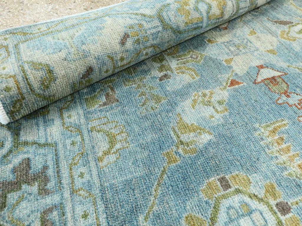 Mid-20th Century Persian Malayer Accent Rug For Sale 2