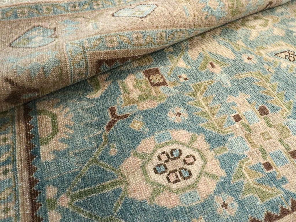 Mid-20th Century Persian Malayer Accent Rug For Sale 2