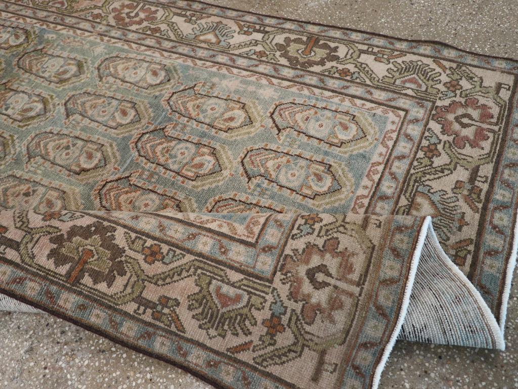 Mid-20th Century Persian Malayer Accent Rug For Sale 2