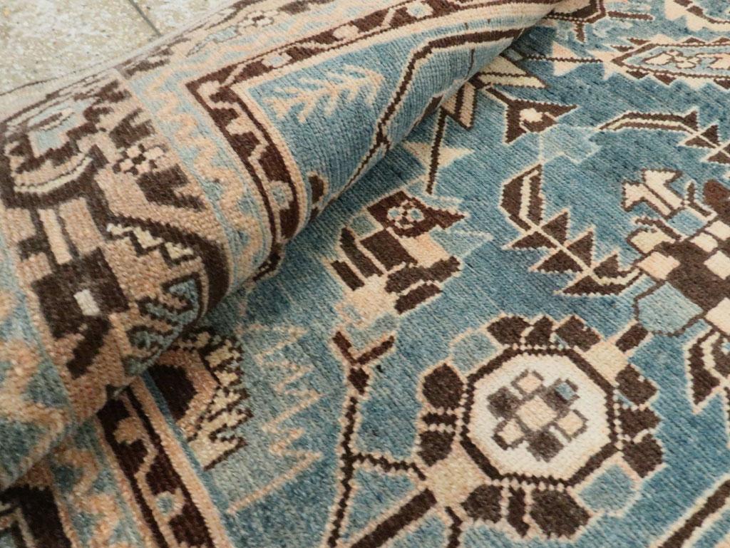 Mid-20th Century Persian Malayer Accent Rug For Sale 2