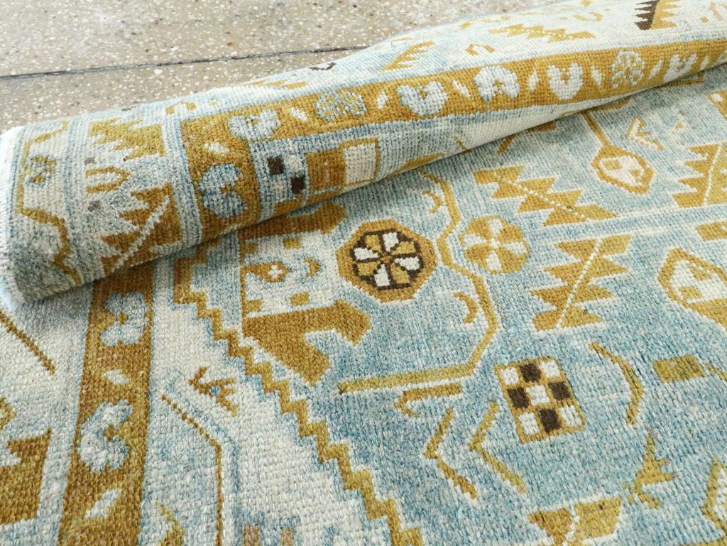 Mid-20th Century Persian Malayer Accent Rug For Sale 2