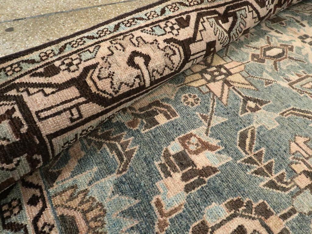 Lana Mid-20th Century Persian Malayer Accent Rug in vendita