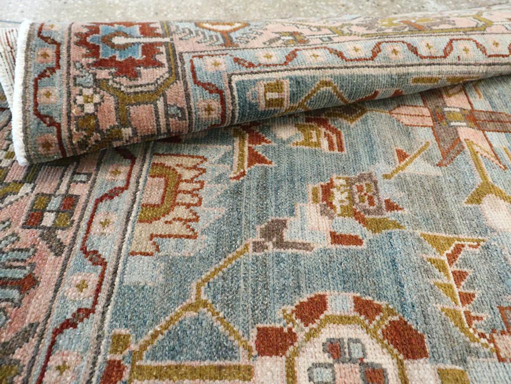 Mid-20th Century Persian Malayer Accent Rug (Wolle) im Angebot