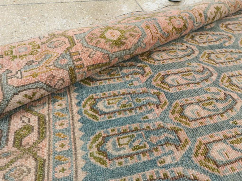 Mid-20th Century Persian Malayer Accent Rug For Sale 2