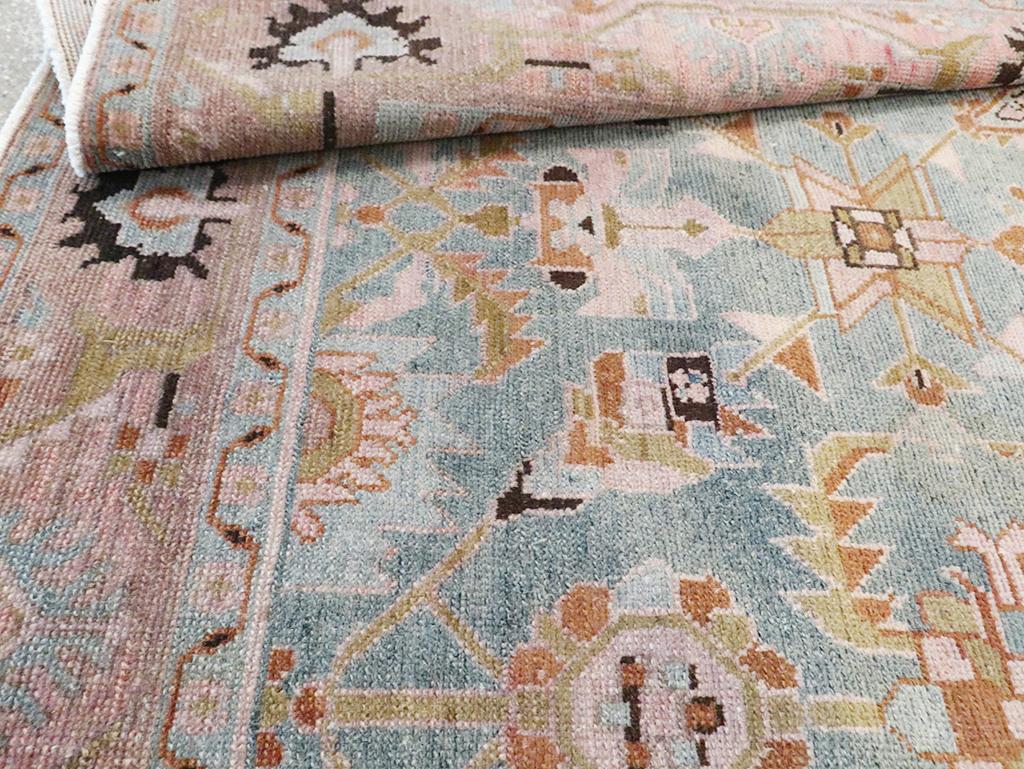 Mid-20th Century Persian Malayer Accent Rug For Sale 2