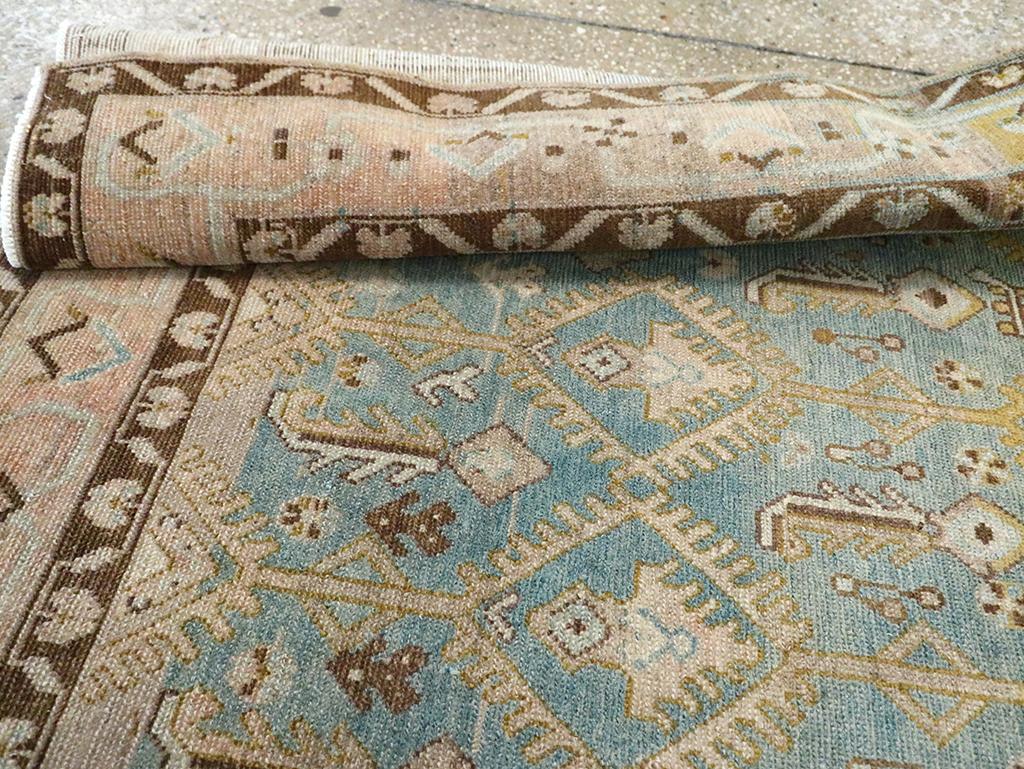 Mid-20th Century Persian Malayer Accent Rug For Sale 2