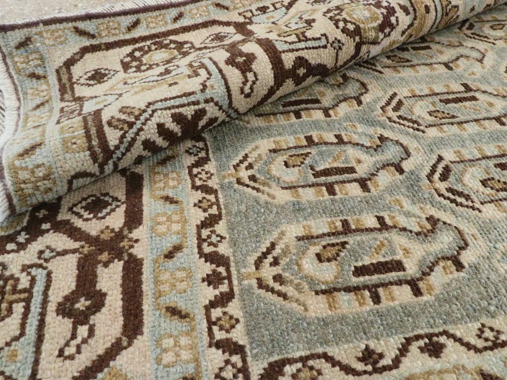 Mid-20th Century Persian Malayer Accent Rug For Sale 2