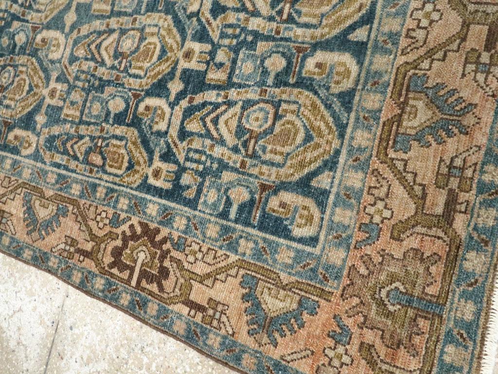 Mid-20th Century Persian Malayer Accent Rug For Sale 2