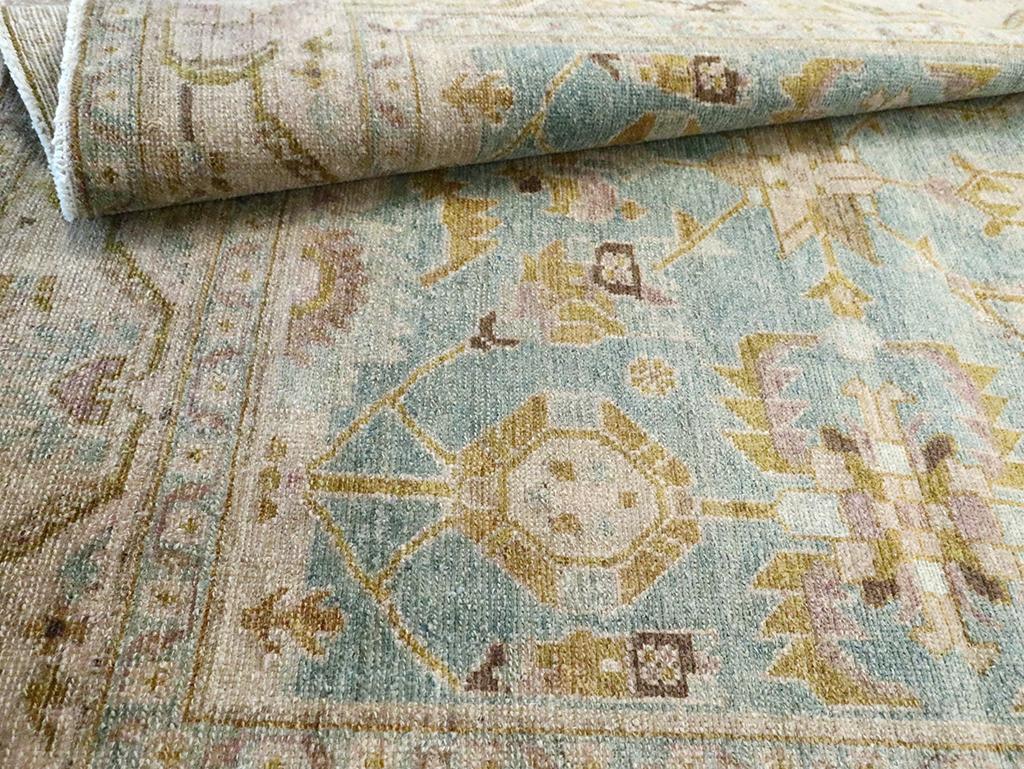 Mid-20th Century Persian Malayer Accent Rug For Sale 2