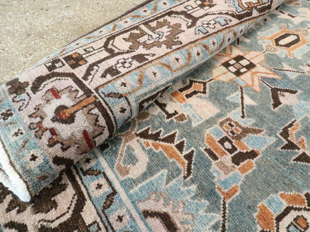 Mid-20th Century Persian Malayer Accent Rug For Sale 2