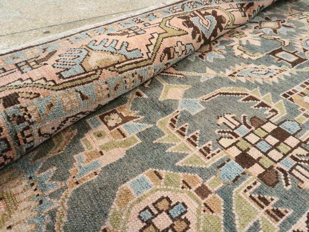 Mid-20th Century Persian Malayer Accent Rug For Sale 2