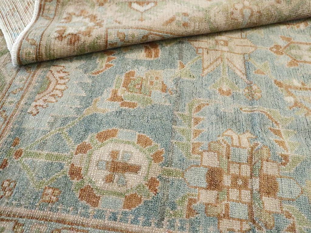 Mid-20th Century Persian Malayer Accent Rug For Sale 2